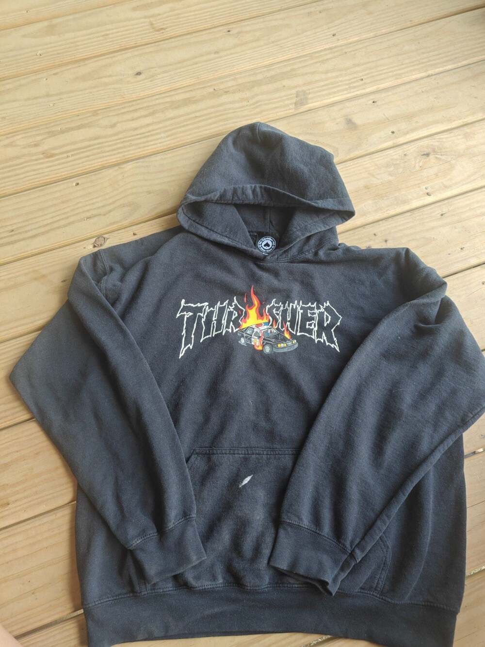 Thrasher Skate Mag "Knock-Off” Windbreaker Jacket...